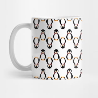 Penguins in Scarves Mug